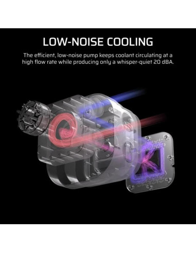 REFRIGERACION LIQUIDA CPU CORSAIR NAUTILUS 240MM ARGB WHITE