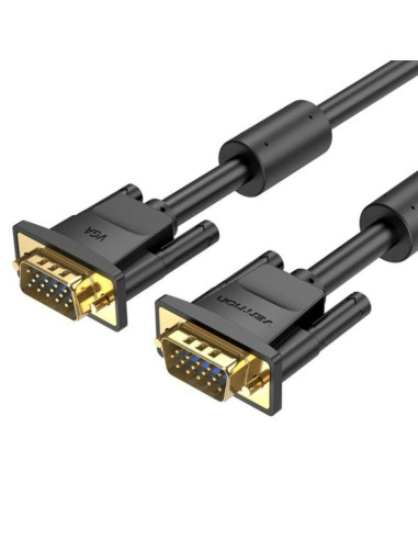 CABLE SVGA VENTION VGA/M - VGA/M 5M BLACK