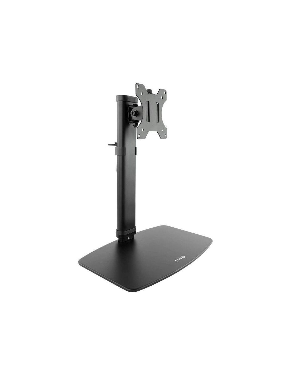 SOPORTE DE MESA TV MONITOR TOOQ REG.ALTURA GIR. INCL. 17-27 BLACK