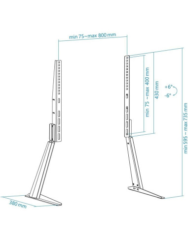 SOPORTE TOOQ SOBREMESA PARA TV/MONITOR 32-70