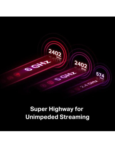 WIRELESS REPEATER TP-LINK AXE5400 WIFI 6E TRI-BAND MESH PACK 2 DECO XE75