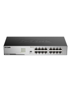 SWITCH D-LINK GIGABIT 16 PORTS DGS-1016D RACK