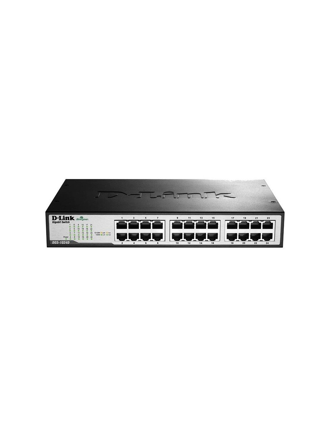 SWITCH D-LINK GIGABIT 24 PUERTOS DGS-1024D/E RACK