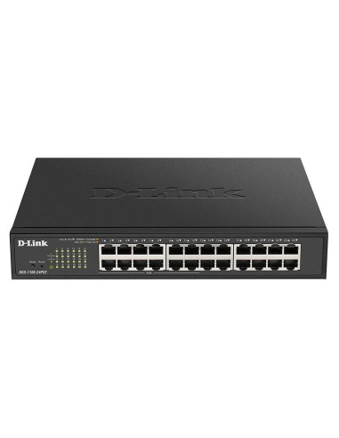 SWITCH D-LINK GIGABIT 24 PUERTOS + POE DGS-1100-24PV2/E
