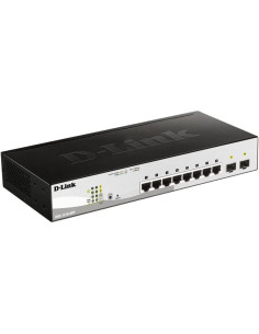 SWITCH D-LINK GIGABIT 8 PUERTOS DGS-1210-08P POE UPLINK 2