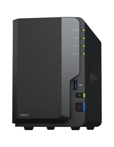 UNIDAD NAS SYNOLOGY 2 HDD/SSD DISKTATION CPU 1.7GHZ 4 NUCLEOS