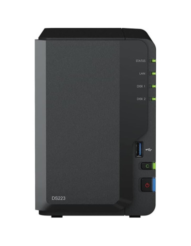 UNIDAD NAS SYNOLOGY 2 HDD/SSD DISKTATION CPU 1.7GHZ 4 NUCLEOS