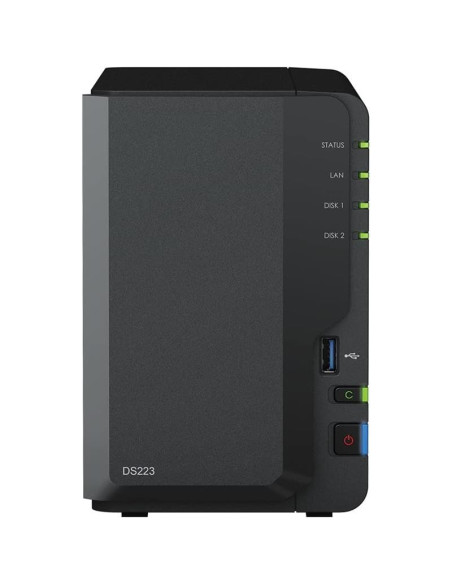 UNIDAD NAS SYNOLOGY 2 HDD/SSD DISKTATION CPU 1.7GHZ 4 NUCLEOS