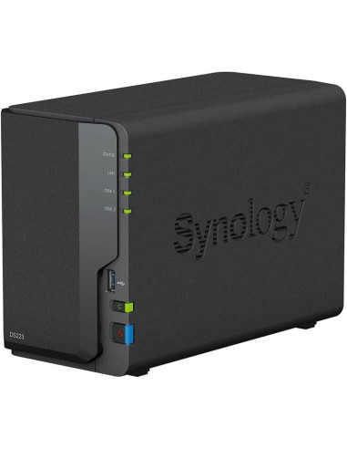 UNIDAD NAS SYNOLOGY 2 HDD/SSD DISKTATION CPU 1.7GHZ 4 NUCLEOS