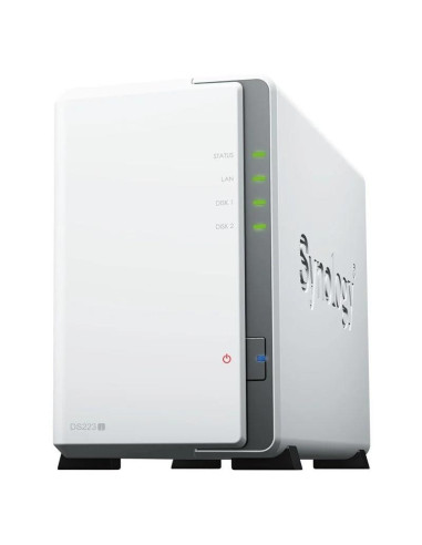 UNIDAD NAS SYNOLOGY 2 HDD/SSD DISKSTATION CPU 1.7GHZ 4 NUCLEOS WHITE