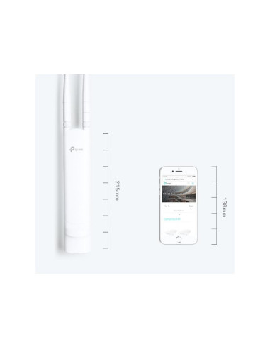ACCESS POINT TP-LINK OMADA EAP110 WIFI N300 EXTERIOR POE
