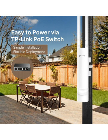 ACCESS POINT TP-LINK OMADA EAP225 AC1200 1200MBIT/S WIFI EXTERIOR POE