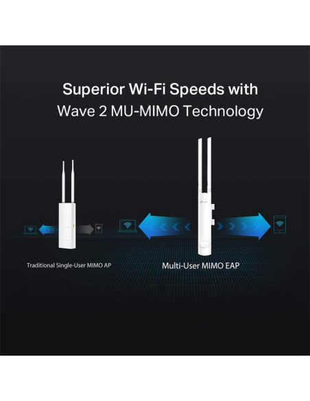 ACCESS POINT TP-LINK OMADA EAP225 AC1200 1200MBIT/S WIFI EXTERIOR POE