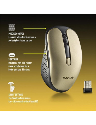 RATON NGS EVO RUST WIRELESS SILENT GOLD