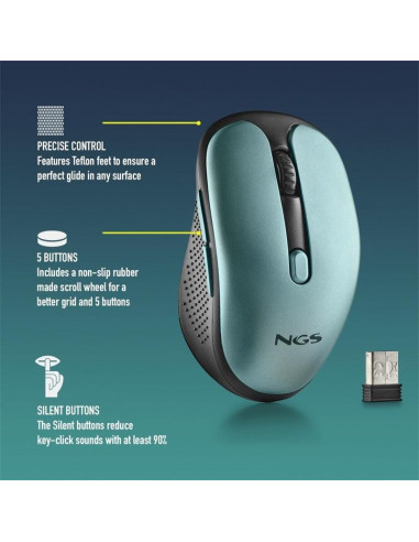 RATON NGS EVO RUST WIRELESS SILENT BLUE