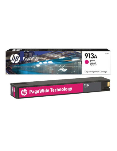TINTA HP PAGEWIDE 913A MAGENTA
