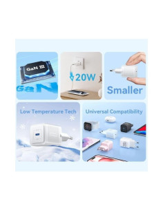 CARGADOR DE PARED VENTION GAN USB-C 20W ROSE 2