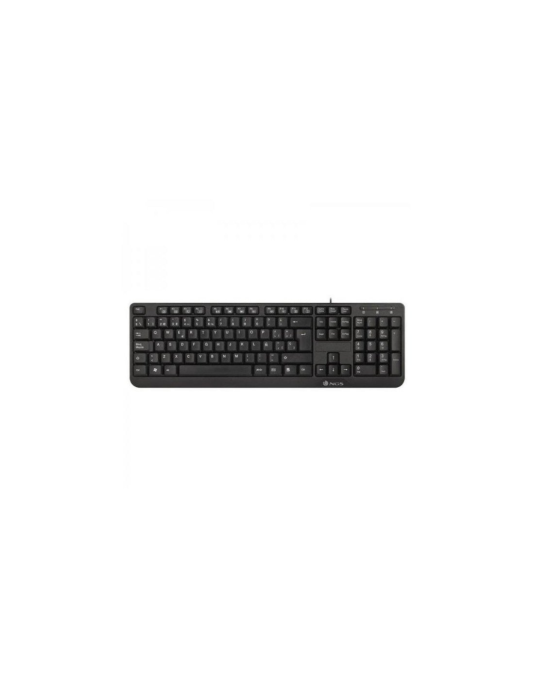 TECLADO NGS FUNKY USB MULTIMEDIA BLACK