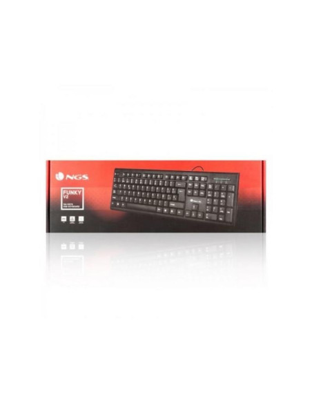 TECLADO NGS FUNKY USB MULTIMEDIA BLACK