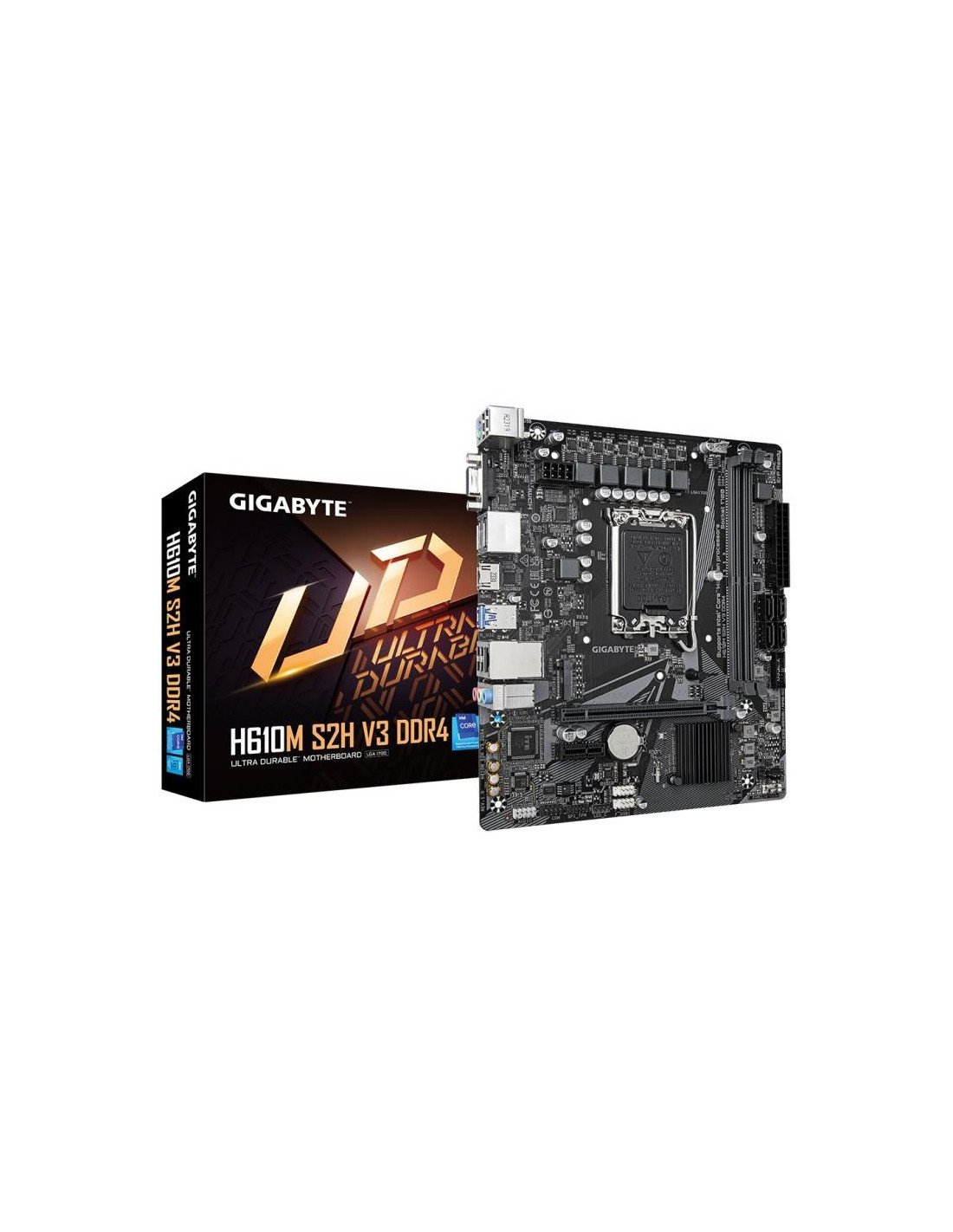 PLACA BASE GIGABYTE GA-H610M-S2H DDR4 VGA + HDMI + DP