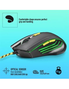 RATON NGS GAMING 6 BOTONES USB RGB BLACK 2