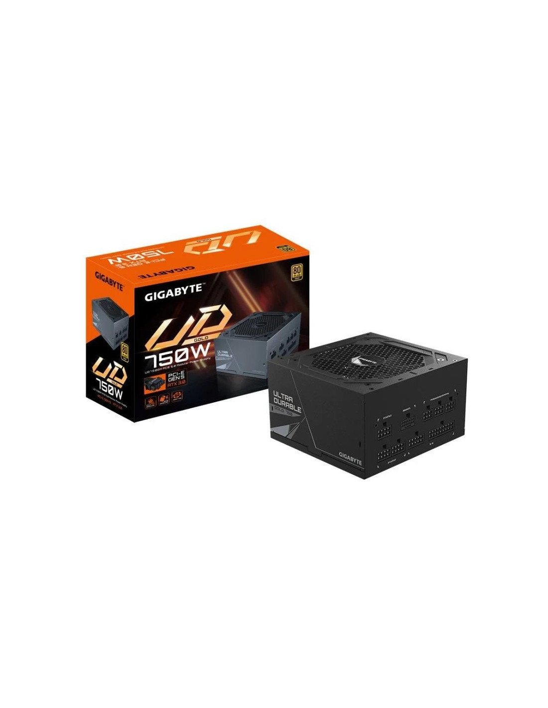 FUENTE DE ALIMENTACION GIGABYTE UD 750W PG5  80+ MODULAR ATX GOLD