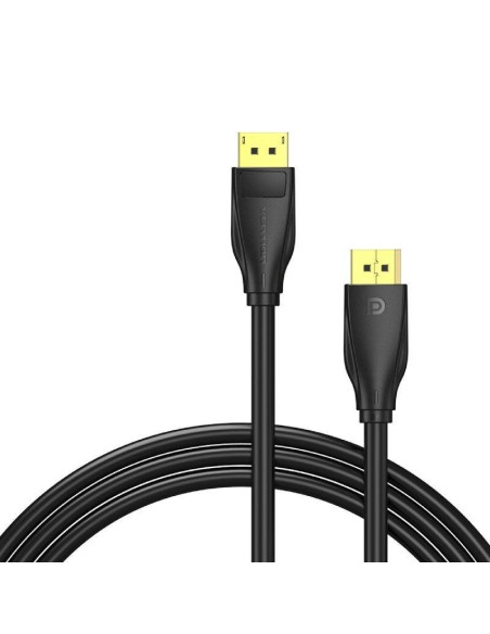 CABLE DISPLAYPORT 1.4 8K VENTION DP/M - DP/M 1.5M BLACK