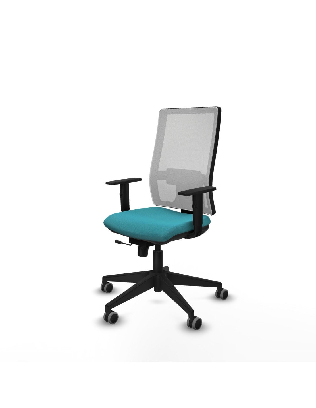 Piqueras y Crespo Horna traslack malla blanca bali turquesa brazos 1D base piramidal  ruedas 65mm engomadas