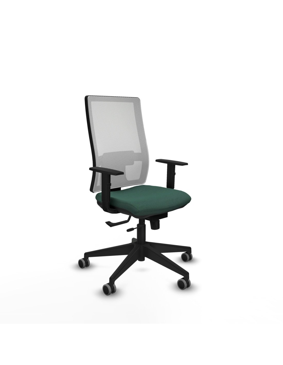 Piqueras y Crespo Horna traslack malla blanca bali verde botella brazos 1D base piramidal  ruedas 65mm engomadas