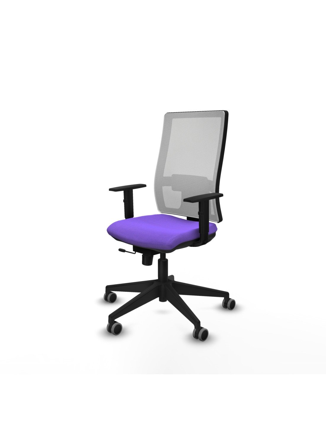 Piqueras y Crespo Horna traslack malla blanca bali lila brazos 1D base piramidal  ruedas 65mm engomadas