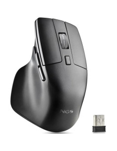 RATON NGS HIT-RB ERGONOMICO RECARGABLE BT WIRELESS MULTI BLACK