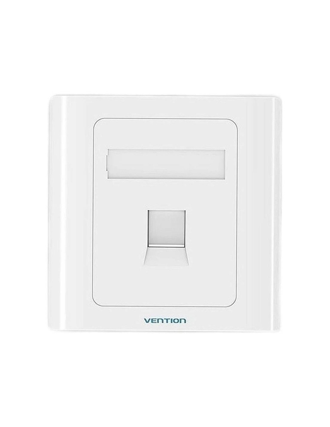 ROSETA DE PARED VENTION RJ45 CAT.6 UTP 1 TOMA WHITE