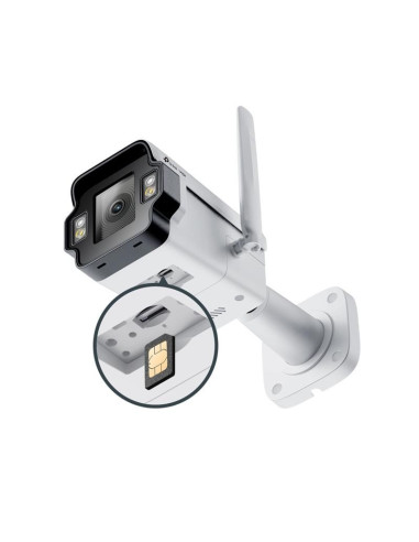 CAMARA IP TP-LINK INSIGHT BULLET EXTERIOR 4G 4MP 4MM COLOR IP67 H.265+