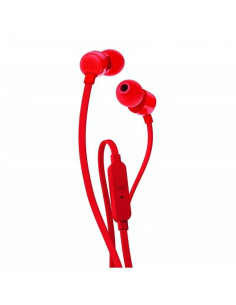 AURICULARES + MICROFONO JBL TUNE 110 IN EAR AUX RED