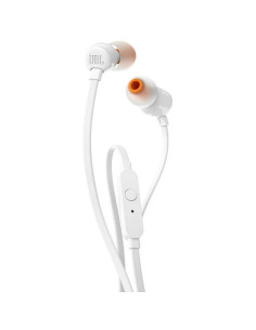 AURICULARES + MICROFONO JBL TUNE 110 IN EAR AUX WHITE
