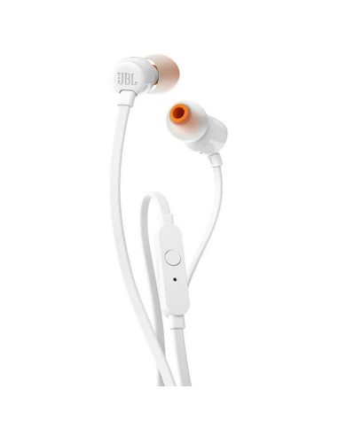 AURICULARES + MICROFONO JBL TUNE 110 IN EAR AUX WHITE