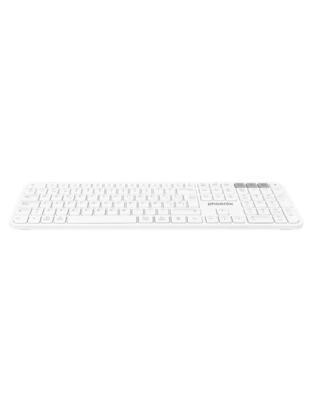 TECLADO PHOENIX K300 MULTIDISPOSITIVO WIRELESS WHITE