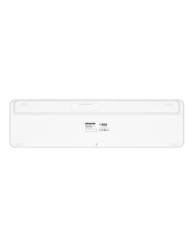 TECLADO PHOENIX K300 MULTIDISPOSITIVO WIRELESS WHITE