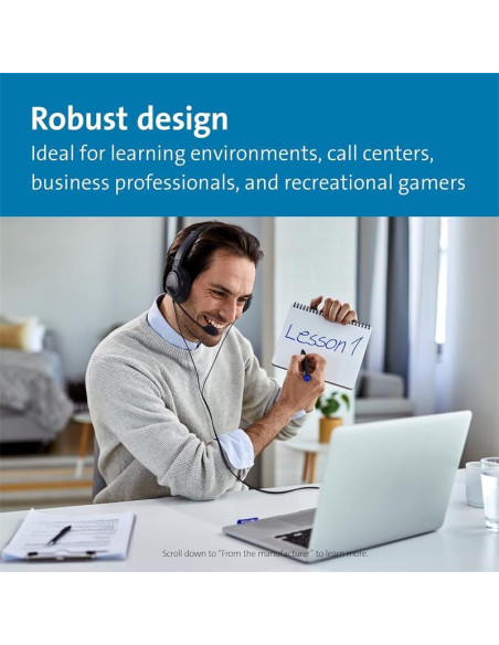 AURICULARES + MICROFONO KENSINGTON K33597WW HI-FI JACK 3.5MM BLACK