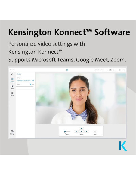 WEBCAM KENSINGTON W2000 FULL HD 1080P BLACK