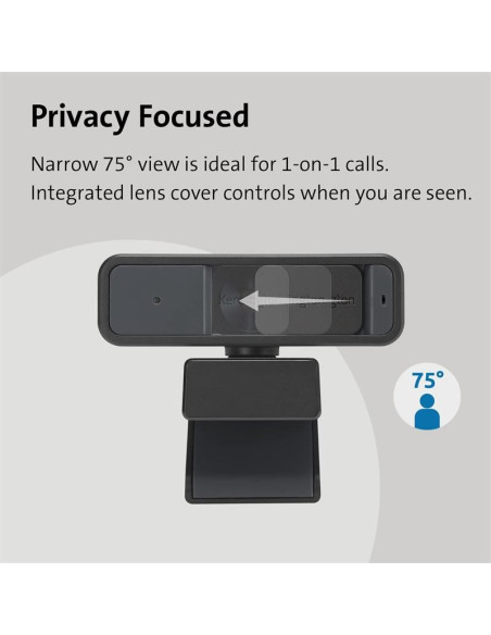 WEBCAM KENSINGTON W2000 FULL HD 1080P BLACK