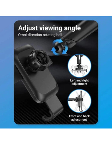 SOPORTE VENTION KCOB0 COCHE PARA SMARTPHONE 4.7-7.32 VENTOSA BLACK