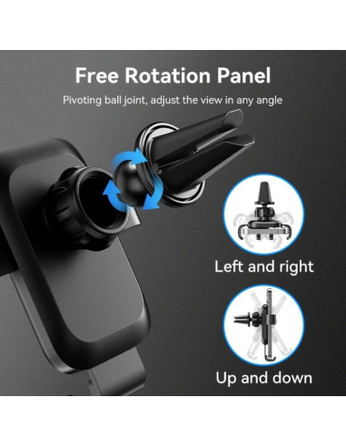 SOPORTE VENTION KCTB0 COCHE PARA SMARTPHONE 4.7-7.2 BLACK