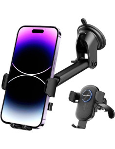 SOPORTE VENTION KCVB0 COCHE PARA SMARTPHONE 4.7-7.2 VENTOSA BLACK