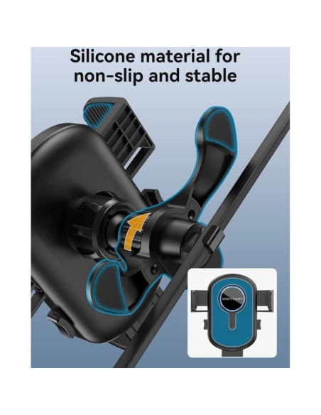 SOPORTE VENTION KCVB0 COCHE PARA SMARTPHONE 4.7-7.2 VENTOSA BLACK