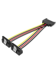 CABLE ALIMENTACION VENTION SATA/M - 2X SATA/H 15CM