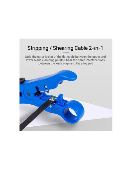 PELACABLES VENTION COAXIAL BLUE