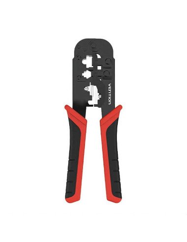 CRIMPADORA VENTION METALICA RJ45 RED/BLACK