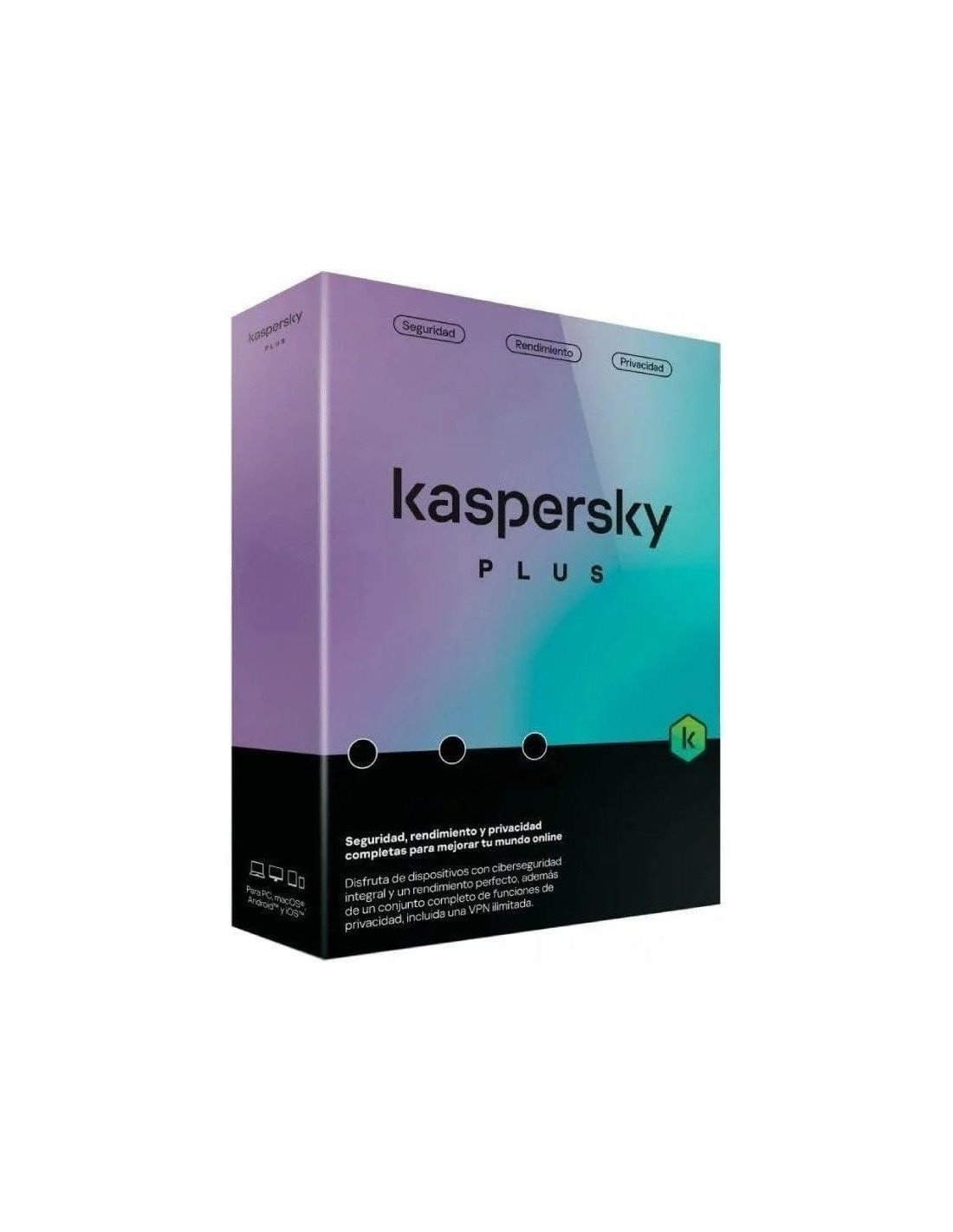 ANTIVIRUS KASPERSKY PLUS 1YEAR 1L PC/MAC/ANDROID/IOS