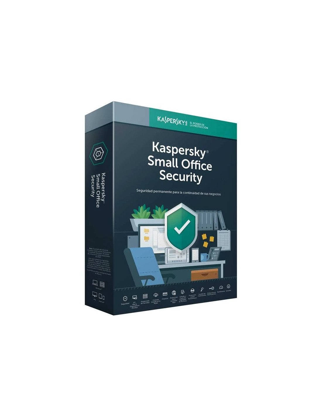 ANTIVIRUS KASPERSKY SMALL OF. SEC. SERVER 7.0 + 5L